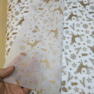 Özel baskılı çiçek sarıcı kağıt, ambalaj hediye kağıt mendil için çiçek sarıcı, giysi için - Product Image 4