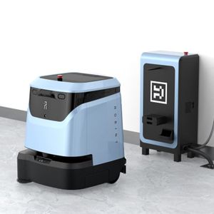 Robot de nettoyage commercial, laveur de sols automatique, réservoir d'eau de 10 L, nettoyage humide et sec, contrôle par application, évitement d'obstacles, recharge automatique - Product Image 5