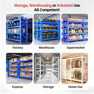 Nhà để xe công nghiệp thép kim loại kho lưu trữ Kệ 200kg 300kg bảo vệ xếp chồng Kệ xếp chồng Kệ & kệ - Product Image 6