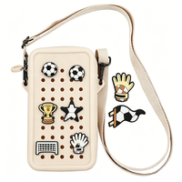 Sac bandoulière mini en silicone pour femme Chinfai, sac à bandoulière long en silicone, sacs à bandoulière OEM, cadeaux pour le jour du match
