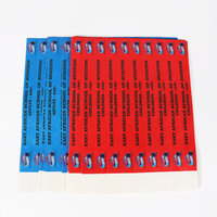 Bracelets de billets en papier bracelet en papier tyvek bracelets en papier avec logo OEM imprimé