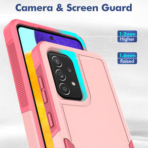 Pour <span class=keywords><strong>Samsung</strong></span> <span class=keywords><strong>A52</strong></span> 5G étui de téléphone portable TPU et PC étui d'armure pour <span class=keywords><strong>Samsung</strong></span> <span class=keywords><strong>Galaxy</strong></span> <span class=keywords><strong>A52</strong></span> 5G - Product Image 2