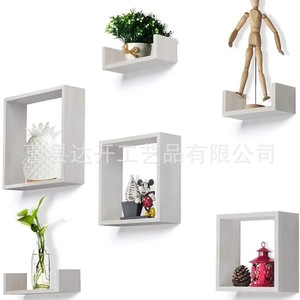 Dakai Solid Wood <b>Wall</b> <b>Mounted</b> Floating <b>Shelf</b> 1 Tier Multipurpose Storage Rack For Living Room Kitchen Bathroom - Product Image 4
