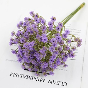 Bouquet de fleurs artificielles en soie et plastique de 32 cm pour décoration de mariage et d'intérieur - Product Image 3