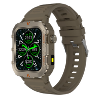 Reloj Inteligente Q11 BT 2026 Unisex, Linterna para Exteriores, Monitor de Sueño, Monitoreo de Salud, Contesta Llamadas, Forma Cuadrada, Resistente al Agua IP68