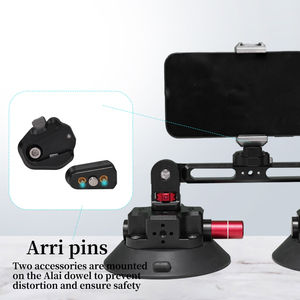 1 Piece Mini nhanh chóng phát hành tấm chủ màu đen + titan ổn định chuyển đổi kẹp phụ kiện máy ảnh phát hành cơ sở - Product Image 4