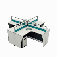 Table de bureau cubique modulaire bureau cloison d'employé poste de travail mobile Qatar poste de travail zéro gravité en L T