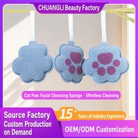 Poudre de polyuréthane hydrophile Cat Paw, texture ultra fine, utilisation sèche et humide, outil de nettoyage pratique