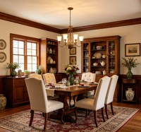 FULLSUMMER Servicio de Diseño de Interiores para el Hogar, Personalización Completa de Casas, Diseño Integral de Hotel Estilo American Farmhouse Vintage