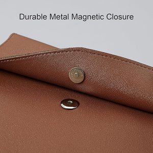 Carpeta de archivos <span class=keywords><strong>A4</strong></span> de cuero PU, portadocumentos de bolsillo, bolsa impermeable para sobres - Product Image 5