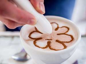 ปากกาแกะสลักกาแฟแบบขายส่ง อุปกรณ์ทำขนม พกพาสะดวก ใช้ซ้ำได้ สำหรับตกแต่งคาปูชิโน ลาเต้ เค้ก อุปกรณ์ครัว - Product Image 3