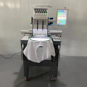 Máquina de Bordar Computarizada de 12 Agujas de Una Sola Cabeza, Fácil de Operar, para Bordar Cuero, Tela y Parches - Product Image 2