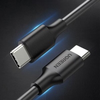 UGREEN US286 Kabel Data Pengisian Cepat Tipe-C Male to Male 3A/PD60W Cocok untuk Ponsel/Tablet