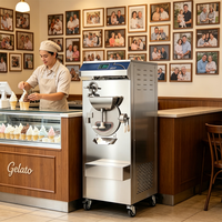 Machine à glace dure commerciale italienne 15L avec pasteurisateur intégré pour la fabrication de gelato et de crème glacée