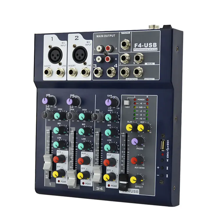 Audio Interface Music USB External Condenser Microphone Guitar Recording Computer Studio live audio interface monitor sound card