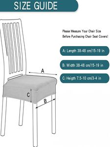 Yüksek elastikiyet gümüş tilki kadife sandalye klozet kapağı, toz geçirmez, leke dayanıklı, yıkanabilir koltuk koruyucusu - Product Image 5