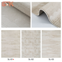 Tapis de sol écologique absorbant le son, à rebond doux, pour chambre à coucher, bureau, minimaliste, neutre, grand tapis moderne