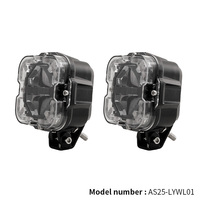 Luz de Conducción LED de 4 Pulgadas con Certificación E-mark, Lámpara de Trabajo Cúbica de 4 Pulgadas para 12V, para Camionetas, Vehículos Todoterreno, UTV, Barcos