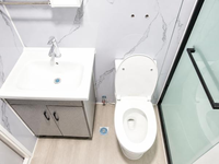 Maison conteneur extensible 20 pieds 40 pieds avec double aile pliable, structure renforcée, pour 3 chambres et 1 salle de bain