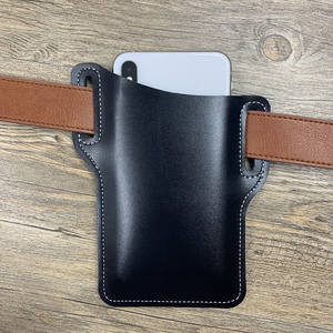 Étui pour téléphone portable en cuir PU pour ceinture Pochette pour téléphone en cuir pour iPhone 12, 12 Pro Max,11 Pro Max, XS Max, 8 Plus, Galaxy <span class=keywords><strong>S20</strong></span> - Product Image 3