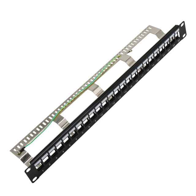RJ45 CAT6A 24 Ports Shielded STP