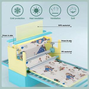Tapis pour bébés et enfants, pliable, doux et lavable, organisateur de jouets, tapis de jeu pour enfants - Product Image 3