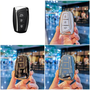 Étui de porte-clés de voiture pour Hyundai 3 boutons IX45 <span class=keywords><strong>Sumida</strong></span> TPU housse de porte-clés de voiture - Product Image 3