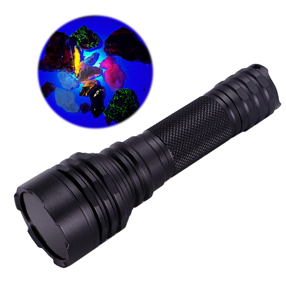 18W SW UVC 254nm 255nmm 9 CORE Shortwave UV LED Flashlight for Fluorescent Rocks