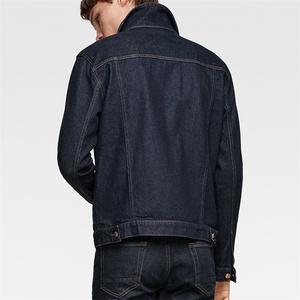 Autumn Fashion Selvedge <strong>Jean</strong> Mens <strong>Black</strong> Denim <strong>Jacket</strong> in Bulk Button up Denim <strong>Jacket</strong> for Men Outdoor - Product Image 3