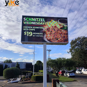 Pantalla LED Comercial para Exteriores de Doble Cara 1.92m*0.96m, Cartel Publicitario Impermeable para Centros Comerciales - Product Image 1
