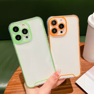 Capa de Telefone Luminosa em TPU Macio para iPhone 15 14 13 Fluorescente Neon Acessórios para iPhone 15 16 17 Pro - Product Image 5