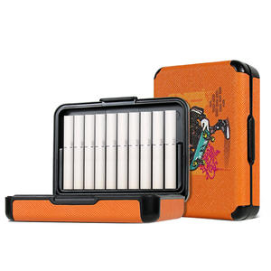 Caja de cigarrillos de moda para cigarrillos cortos de 48mm caja de almacenamiento de patrón creativo accesorios de soporte de palo de cigarrillo antipresión - Product Image 4