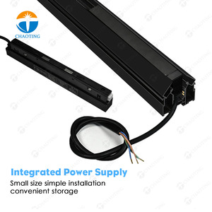 Lámpara de Riel Magnética de Aluminio de 48V, Lámparas de Riel LED Inteligentes con Wifi Tuya, Sistema de Iluminación de Riel Magnético para Techo Extensible - Product Image 4