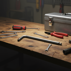 ประแจหกเหลี่ยมรูปตัว L ความยาว 280 มม. ขนาดเมตริก สำหรับเครื่องมือซ่อมแซมฮาร์ดแวร์ที่มีความแม่นยำ - Product Image 3