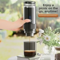 Machine à café électrique rechargeable par USB, en plastique, compatible avec les capsules KCUP, portable pour la voiture, la maison et l'extérieur, avec batterie de 1200 mAh