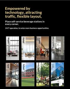 Prix d'usine : Distributeur automatique de traitement de l'<span class=keywords><strong>eau</strong></span> à écran tactile, centre de remise en forme, poudre de protéines, boissons chaudes et froides - Product Image 6