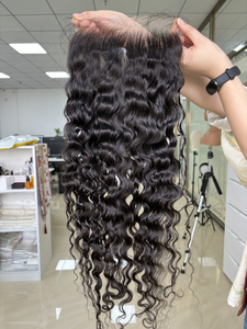 Extensiones de Cabello Humano Virgen Diamond <span class=keywords><strong>Empress</strong></span> con Cierre de Encaje HD, Cabello Natural Rizado, Proveedor Chino, 100% Cabello Humano - Product Image 3