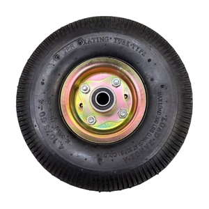 Nhà Máy Tại Chỗ 10 Inch 4.10/3.50 Khí Nén Bánh Xe Điều Kiện Mới Polyurethane Chất Liệu 10 Inch Lốp Xe Cho Trailer Giỏ Hàng Bánh Xe - Product Image 5