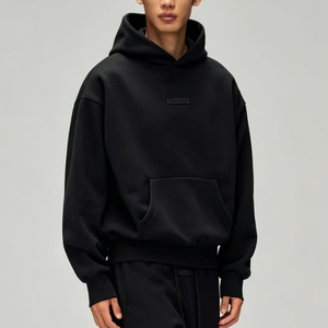 Sudadera con capucha personalizada <span class=keywords><strong>Fear</strong></span> para hombre, de peso pesado 430G, con logotipo bordado, diseño con cremallera y corte holgado, extragrande de invierno - Product Image 1