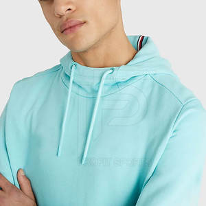 Nueva llegada sudaderas con capucha de los hombres último estilo invierno algodón poliéster polar con capucha al por mayor para la venta en línea - Product Image 4