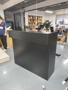 Kassa voor supermarkt, roestvrij staal + MDF, fabrieksmatige massaproductie voor winkels - Product Image 4