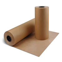 Kraft Auto Painting Masking Papierrolle Wasser beständiges braunes Papier Feuchtigkeit beständige Qualität von jungfräulichem Zellstoff
