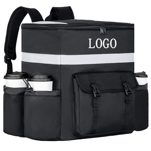 Mochila térmica reutilizable BYG para entrega de pizza, con aislamiento, de tela Oxford, con portavasos, para <span class=keywords><strong>Uber</strong></span> Eats, camping, playa, Doordash - Product Image 1