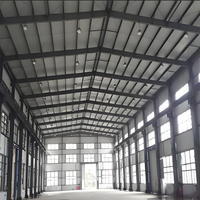 Bâtiment préfabriqué léger en structure d'acier pour atelier, hangar et entrepôt