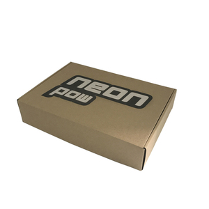 Boîte d'emballage en carton ondulé avec Logo imprimé, emballage pliable et écologique - Product Image 1