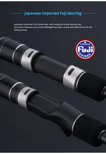 <span class=keywords><strong>Canne</strong></span> à pêche Lurekiller 1,98 m en fibre de carbone à action souple avec poignée en EVA pour la pêche en mer à la traîne lente - Product Image 6