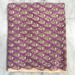 ผ้าฝ้ายอินเดียคุณภาพสูง เป็นมิตรกับสิ่งแวดล้อม สีชมพูอ่อน ลายดอกไม้เรียบง่าย สำหรับเด็กหญิงและเด็กชาย ขายเป็นหลา ผลิตในอินเดีย - Product Image 2