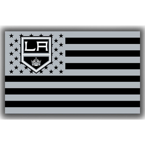 NHL Teams China Factories Wholesale 3x5ft Double Sided Printed <b>Flag</b> Outdoor Los Angeles Kings <b>Flag</b> with 2 Grommets - Product Image 5