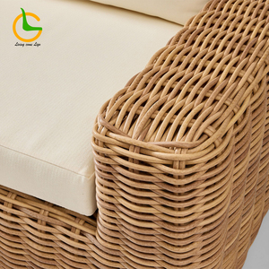 Ghế <span class=keywords><strong>sofa</strong></span> sân vườn phong cách tối giản, chống nắng và chống nước, làm từ mây nhựa, ghế <span class=keywords><strong>sofa</strong></span> ngoài trời bằng nhôm cổ điển - Product Image 2