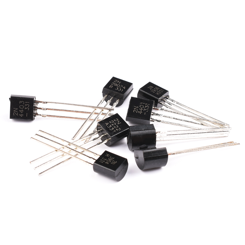 100PCS <strong>Transistor</strong> 2N2222A 3904 4401 5551 2907A 3906 4403 5401 Direct Insertion TO-92 NPN Type <strong>Transistor</strong>